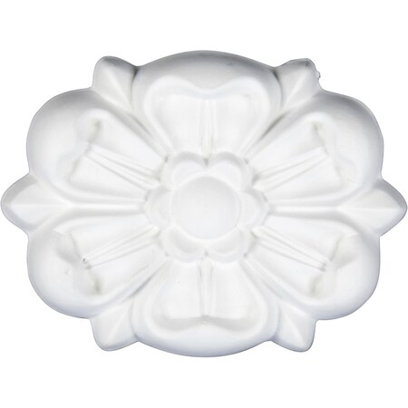 Ekena Millwork 3 3/4"W x 3"H x 3/4"P Southampton Round Rosette ROS04X03SO